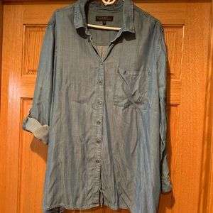 Denim Tunic Top